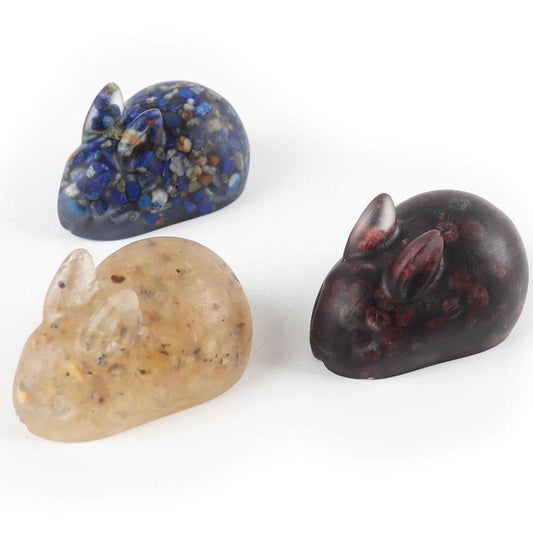 Healing Animal Rabbit Collectible Crystal Figurines