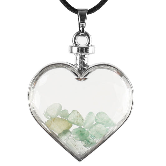 Heart Shaped Crystal Pendant