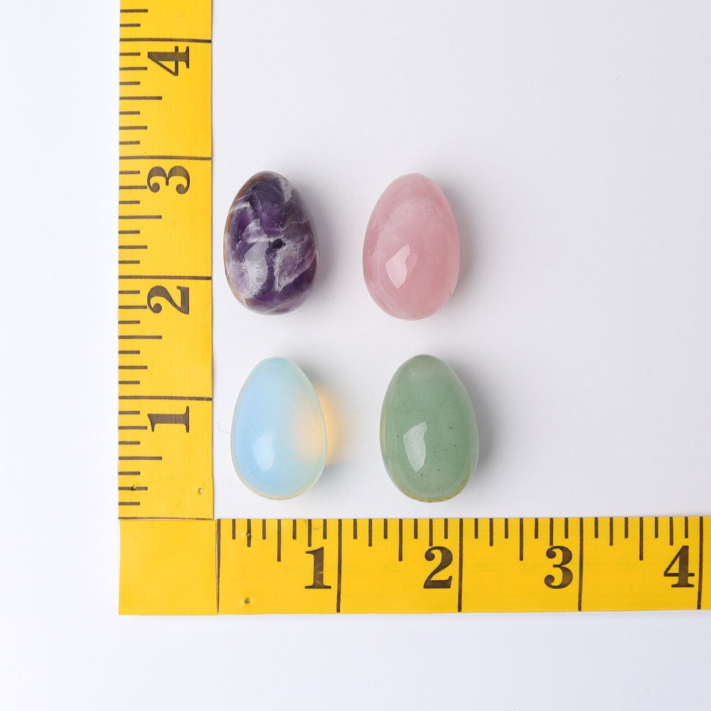 1.2" Mini Egg Crystal Palm Stone