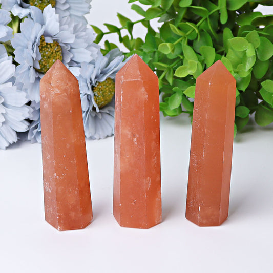 3"-4" Honey Calcite Crystal Points