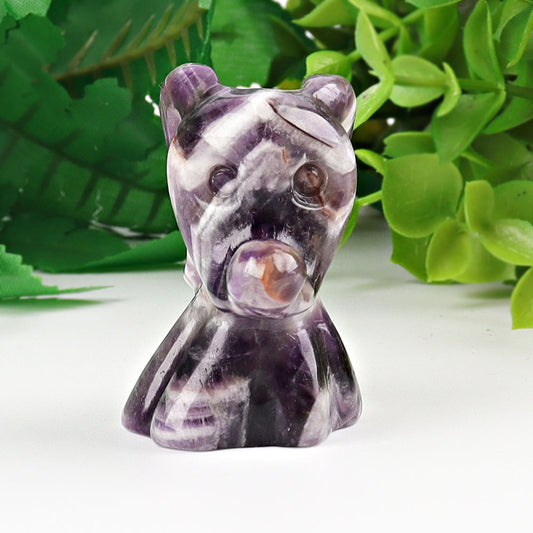 2.8" Dream Amethyst The Ghost Dog