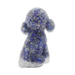 Resin Dog Figurines with Lapis Gravel Toy Poodle