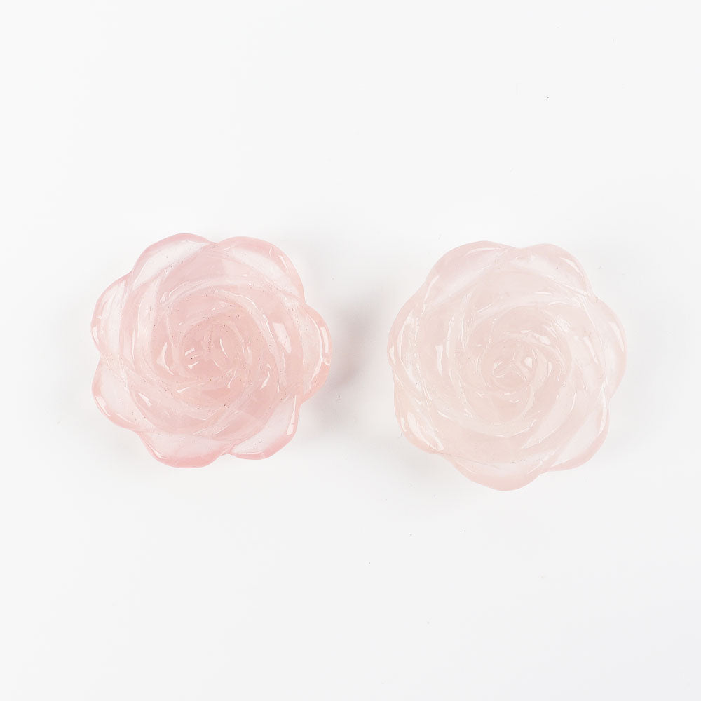 Rose Quartz Flower Free Form