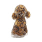 Resin Dog Figurines with Tiger Eye Gravel Toy Poodle for Kids Gifts