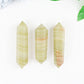 Set of 3 Afghan Jade Double Terminated Crystal Point