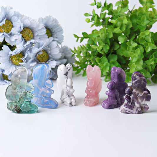 2.5" Fairy Crystal Carvings