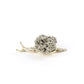 2" Raw Pyrite Snail Free Form