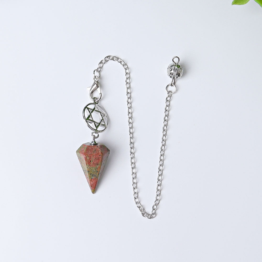 9" Arrow Head Crystal Pendulum