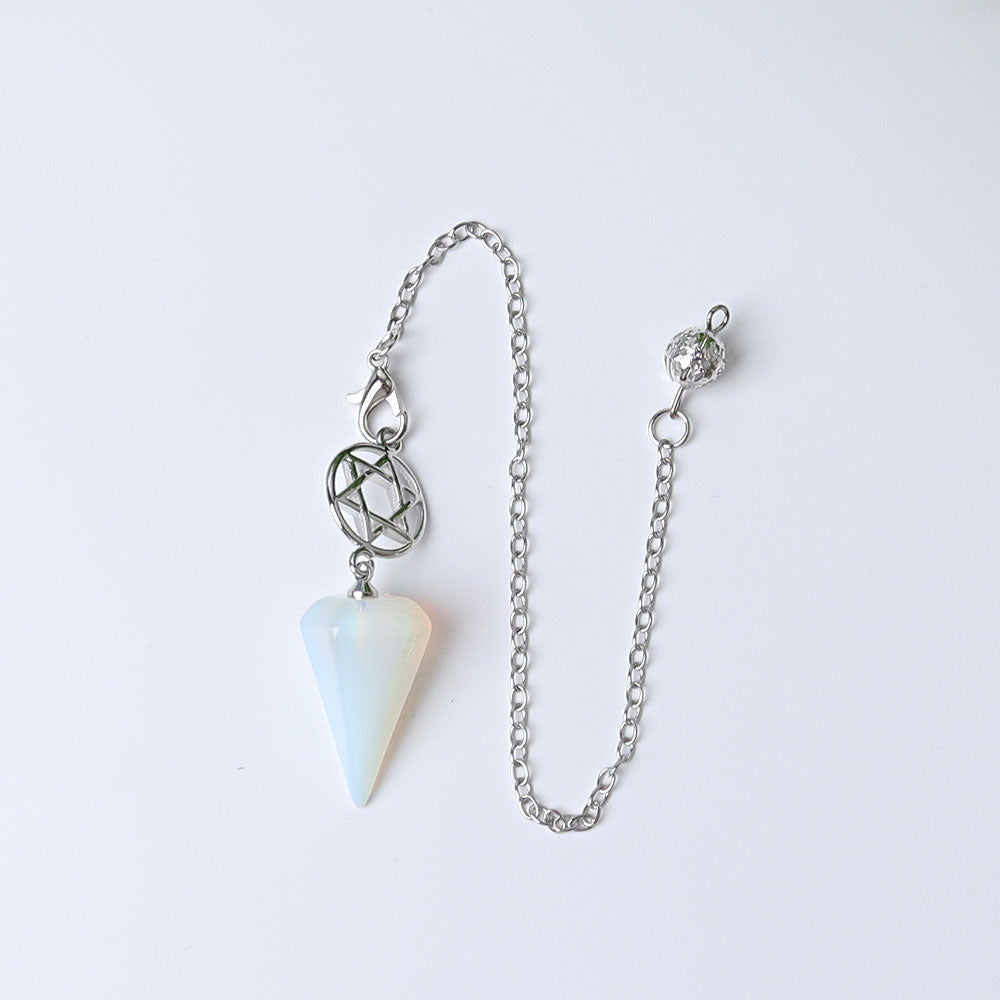 9" Arrow Head Crystal Pendulum