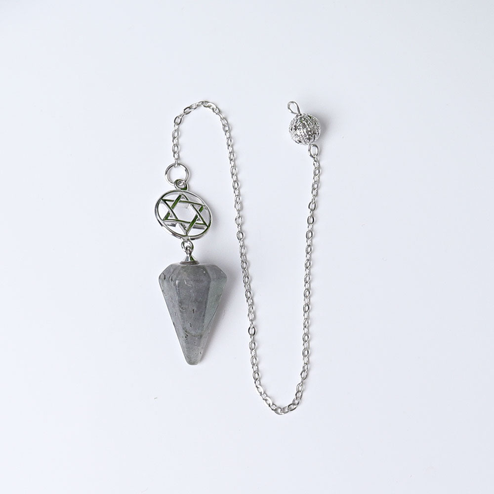 9" Arrow Head Crystal Pendulum