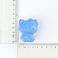 1.9" Blue Opalite Hello Kitty Cat  Crystal Carving