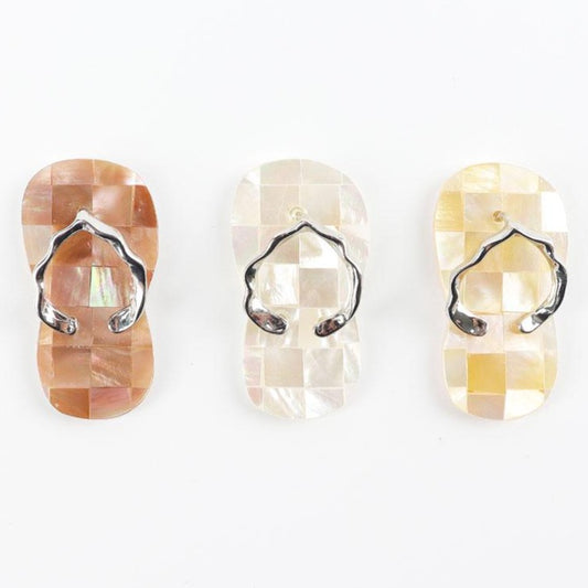 Aura Angel Crystal Mini Flip Flops for Jewelry DIY