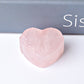 1.5" Heart Shape Gift-box Crystal Carving for Christmas