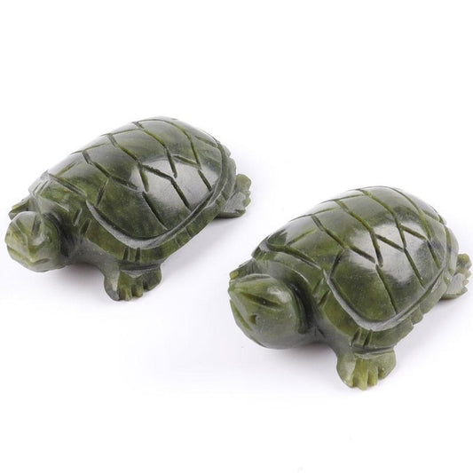 Serpentine Turtle Carvings L