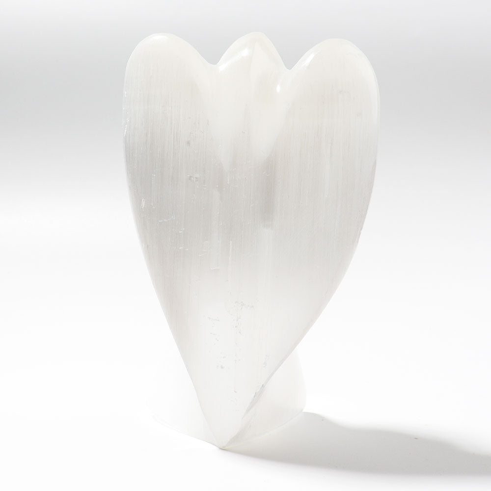 Selenite Angel Crystal Carvings 5.8"