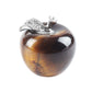 30mm Mixed Gemstone Carved Aventurine Crystal Apple Home Decor