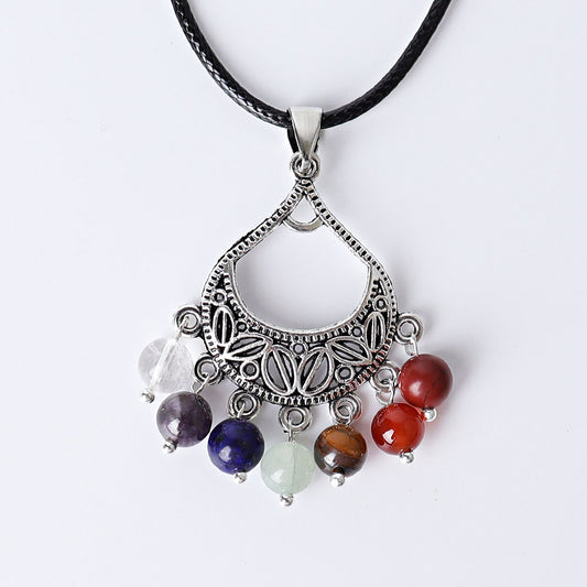 1.5" Chakra Crystal Pendant