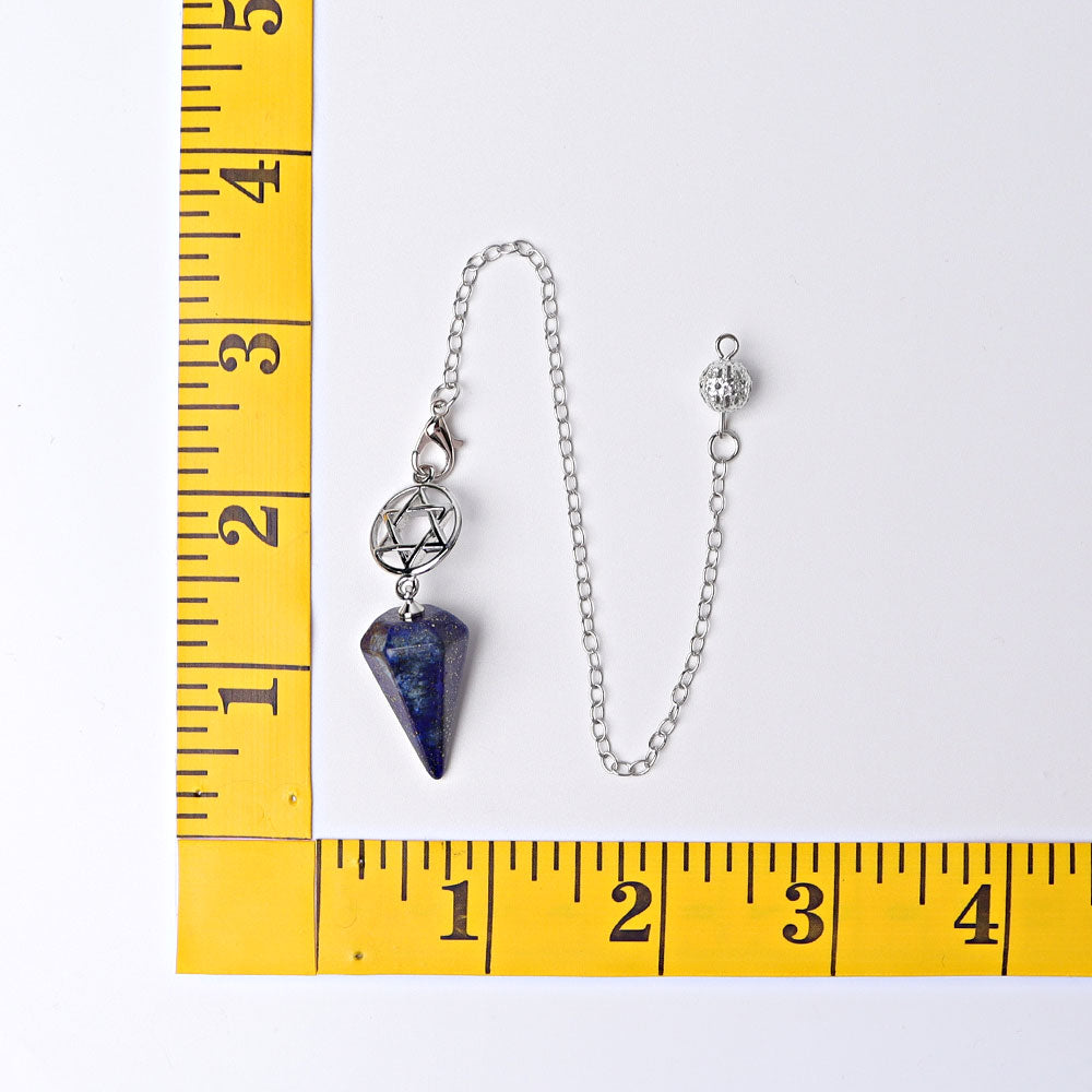 9" Arrow Head Crystal Pendulum