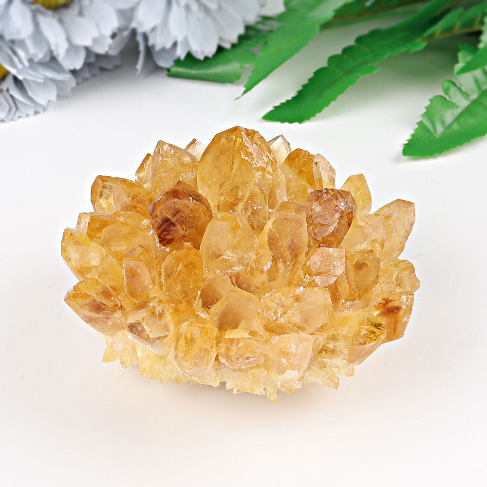 3.2" Citrine Cluster Free Form