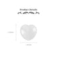 3cm Rose Quartz Heart Shape Crystal Carvings Palm Stone