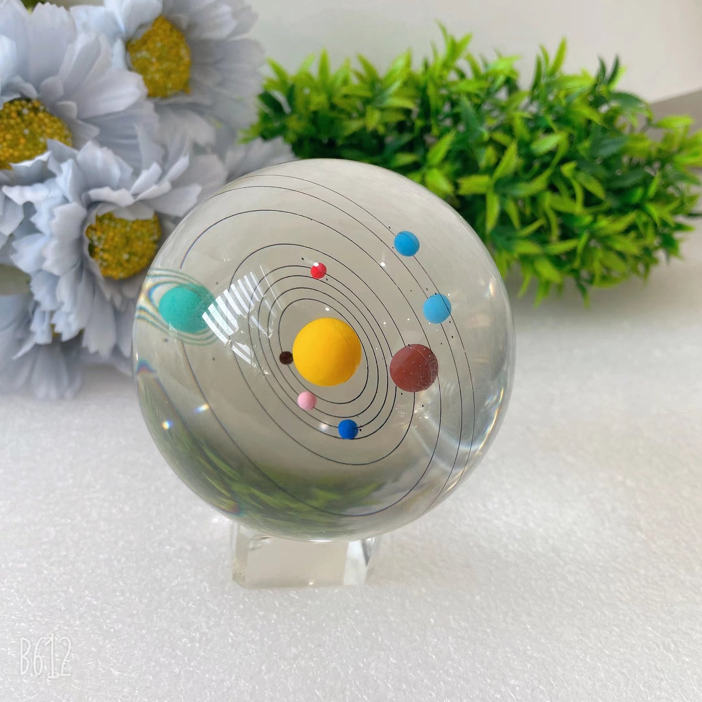 3.15" Planet Glass Crystal Sphere