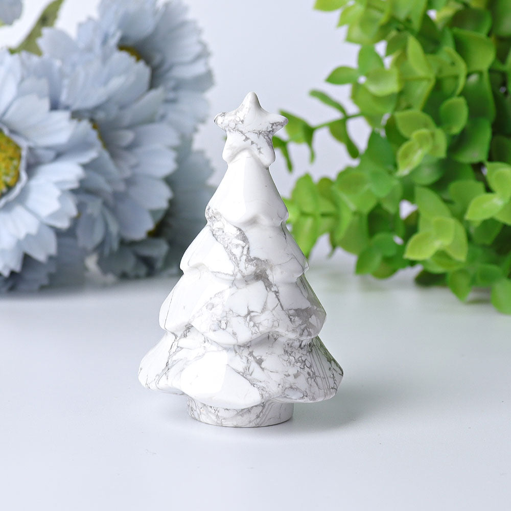 2"-2.5" Christmas Tree Crystal Carvings