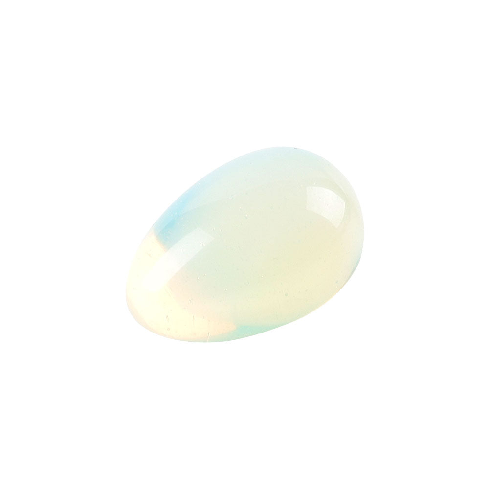 Mini Egg Shape Crystal Palm Stone