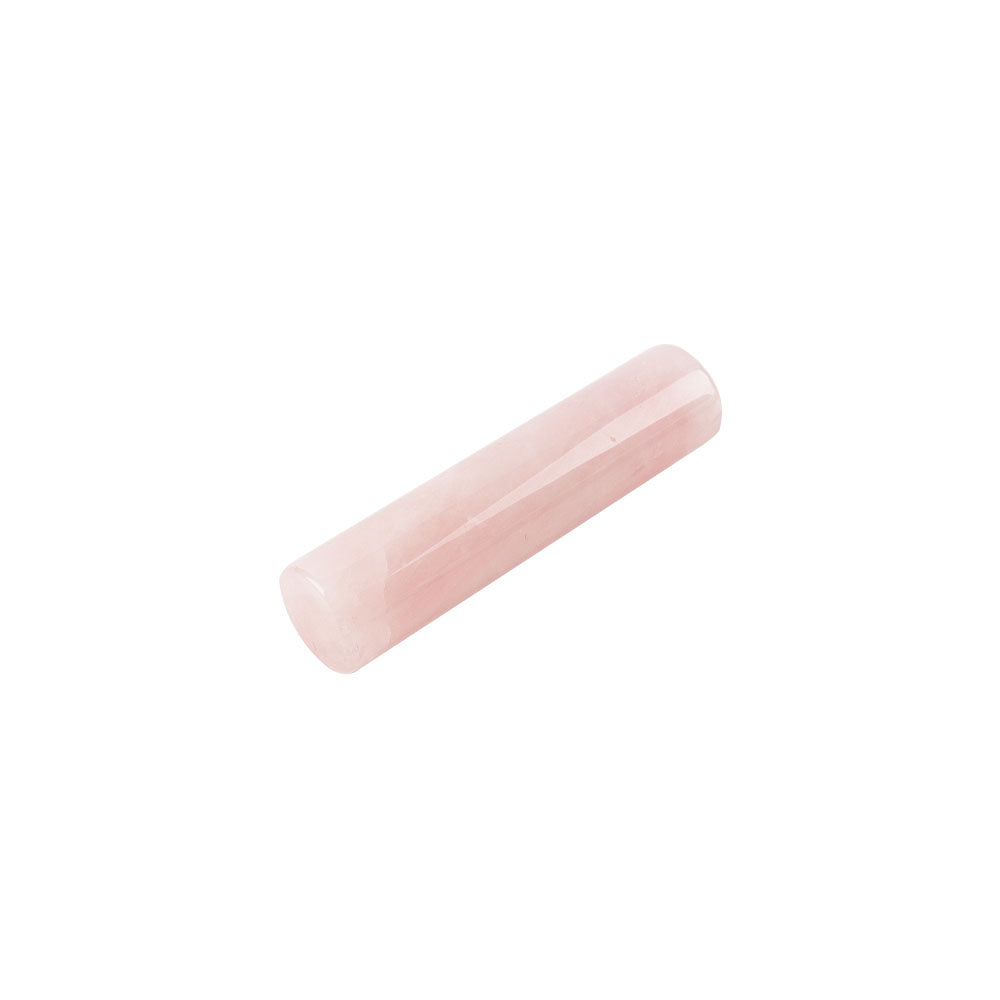 Rose Quartz Stamp Crystal Wand