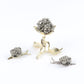 2" Raw Pyrite Snail Free Form