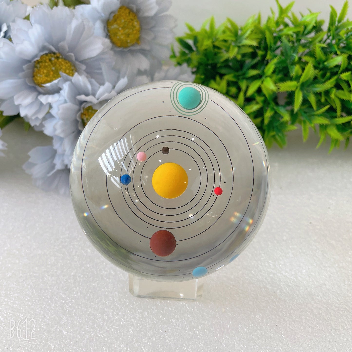 3.15" Planet Glass Crystal Sphere