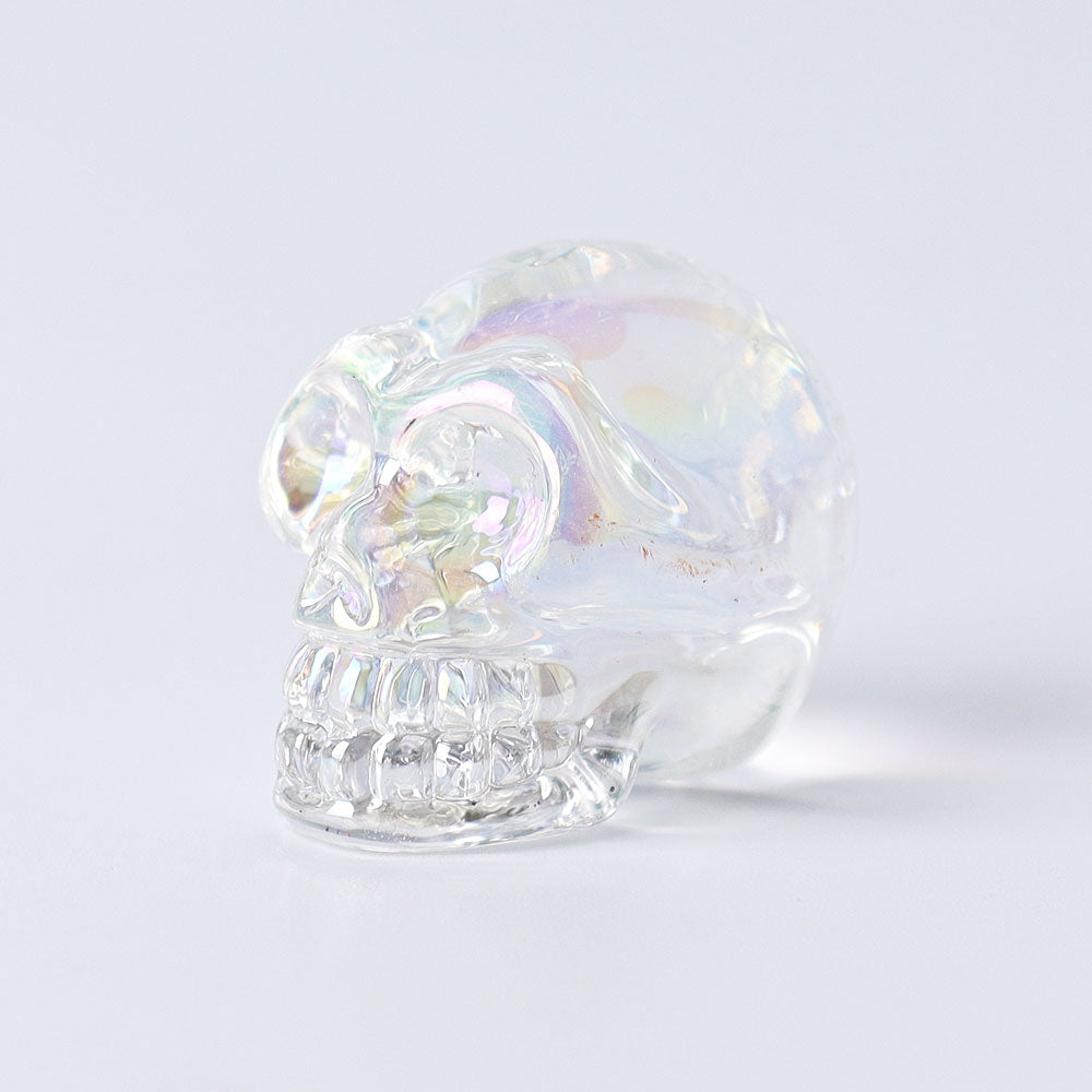 1" Aura Angel Crystal Skull Carvings