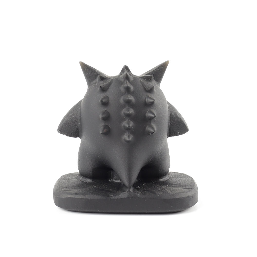 2" Black Obsidian Carving Devil Free Form