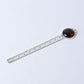 5" Steel Ruler with Crystal Decration