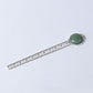 5" Steel Ruler with Crystal Decration