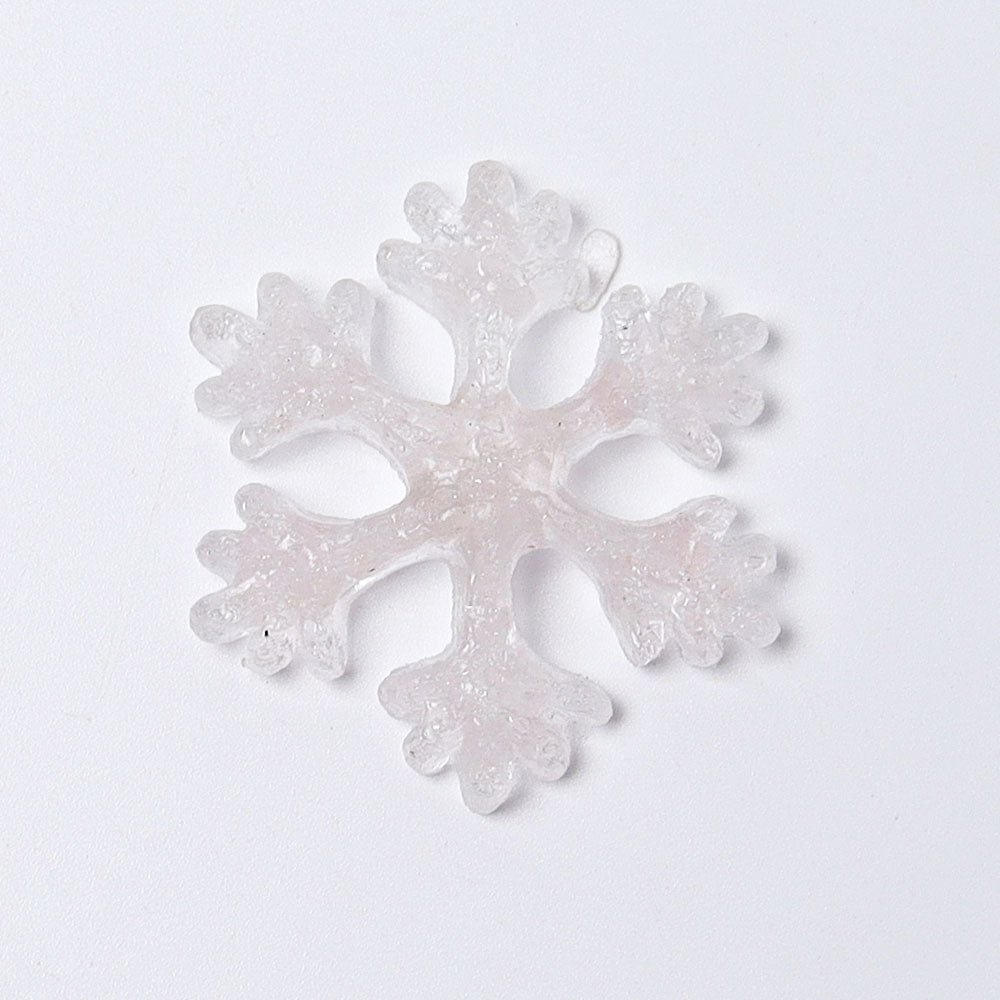 2" Resin Snowflakes Crystal Carvings for Christmas