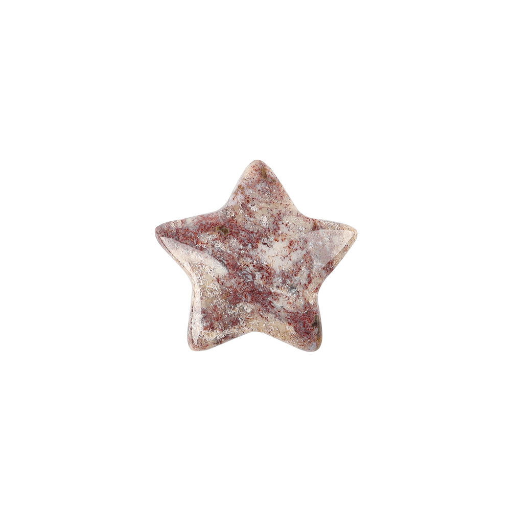 1" Ocean Jasper Crystal Carving Stars