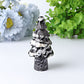 3" Fir Tree Crystal Carvings for Christmas