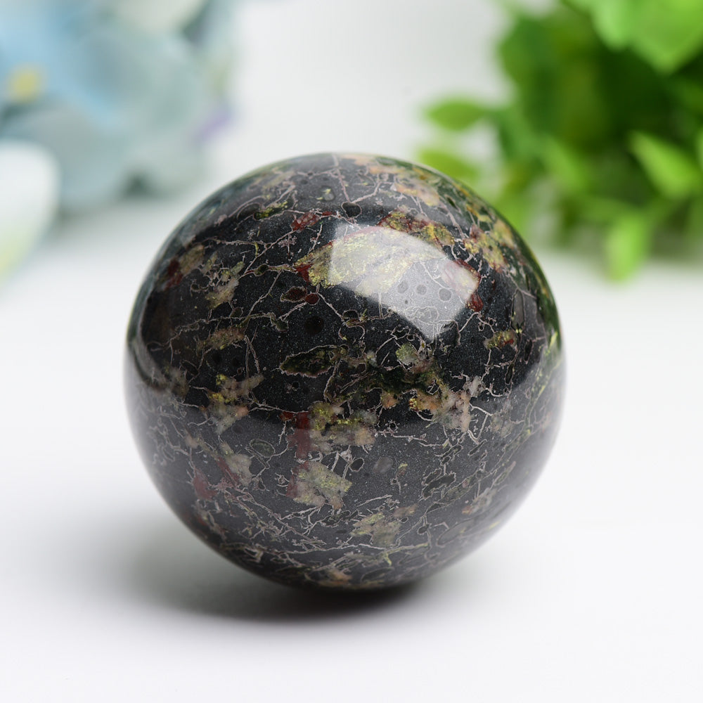 2.0" Plum Bloomson Crystal Sphere Bulk Wholesale
