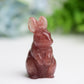 2.2" Rabbit Crystal Carving