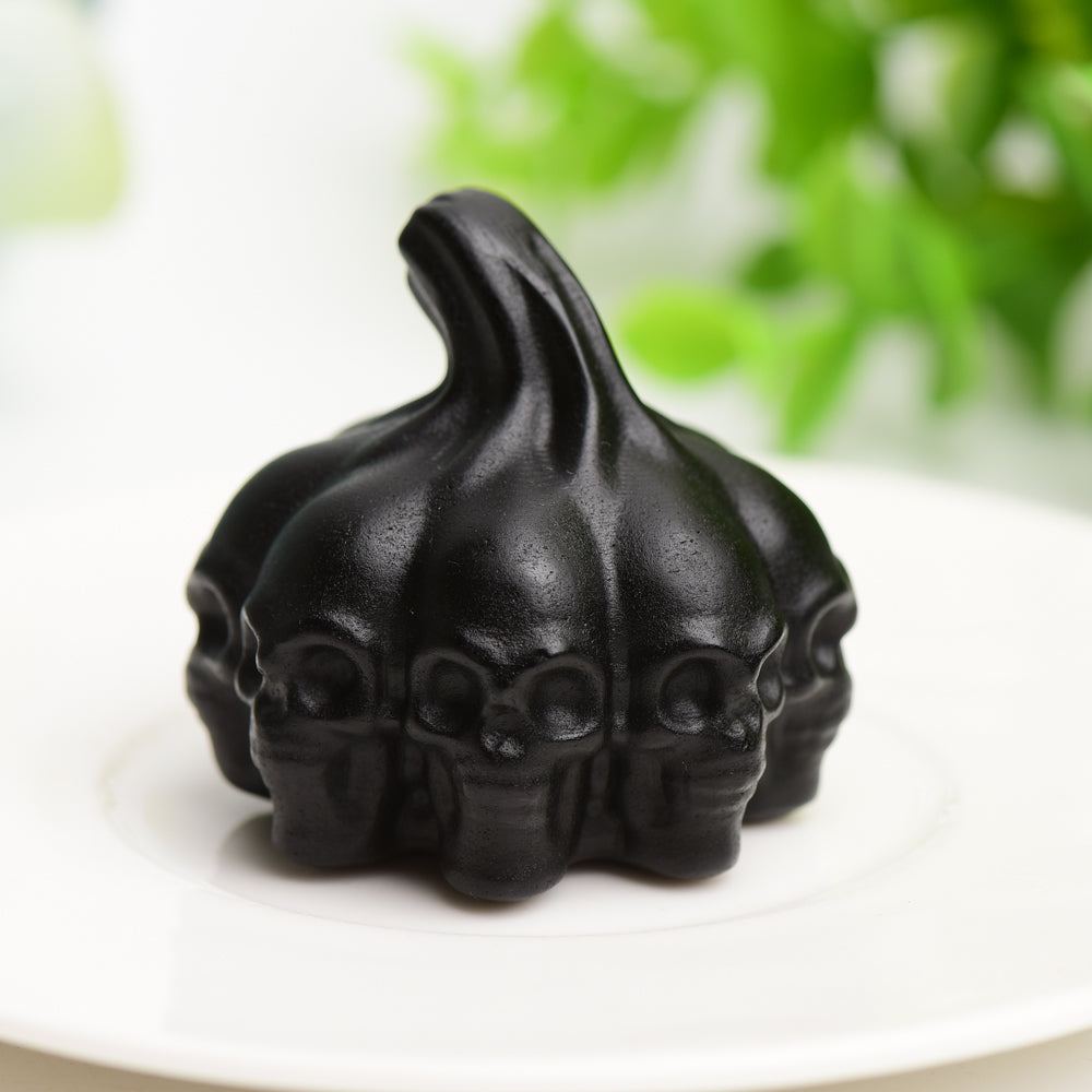 Black Obsidian Carving for Halloween Bulk Wholesale