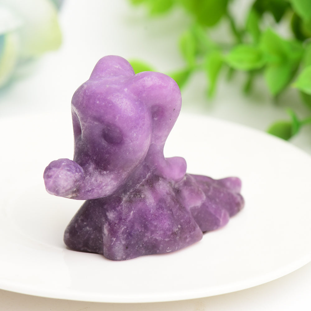 2.7" Purple Lepidolite Zero Dog Bulk Wholesale