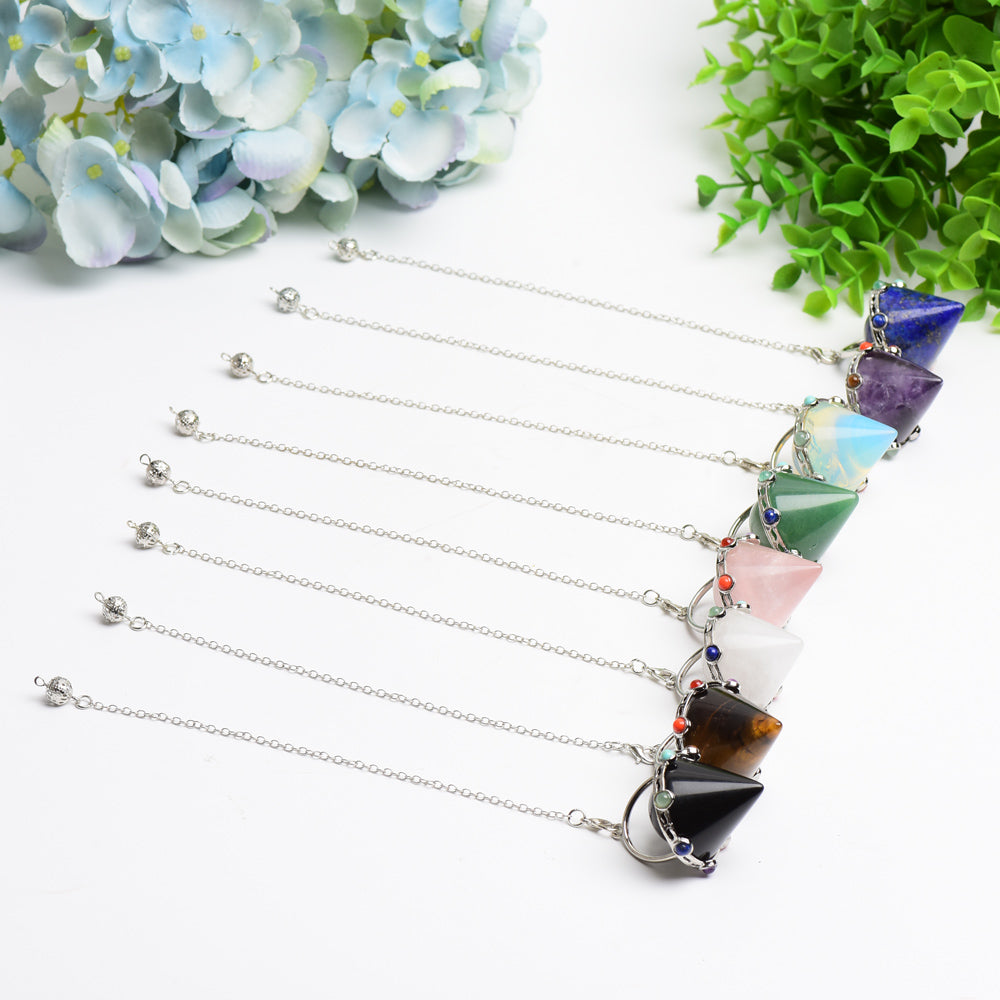 Mixed Crystal New Design Arrow Head Pendulum Crystal Healing Bulk Wholesale