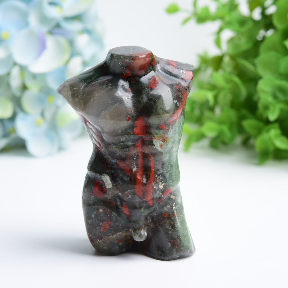 3.2" Blood Stone Body Model Crystal Carving Bulk Wholesale