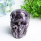 3.2" Dream Amethyst Skull Crystal Carving Crystal Healing Bulk Wholesale