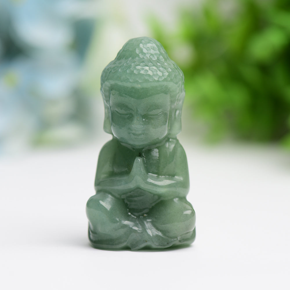 2.3" Buddha Crystal Carving