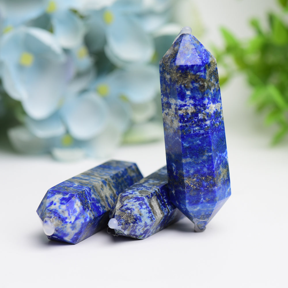 2.8" Lapis Double Terminated Crystal Point