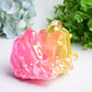 Aura Yellow & Pink Crystal Clusters Free Form Crystal Healing Bulk Wholesale