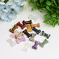 1.0" Mixed Crystal Mini Bones Crystal Carving for Jewelry DIY