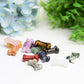 1.0" Mixed Crystal Mini Bones Crystal Carving for Jewelry DIY