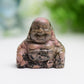 1.4" Mixed Crystal Buddha Crystal Carving Free Form